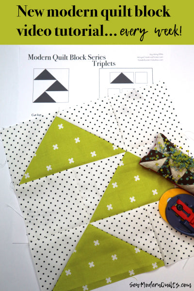 Triplets Quilt Block Pattern