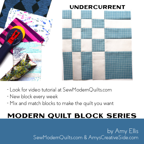 Undercurrent Quilt Block Pattern