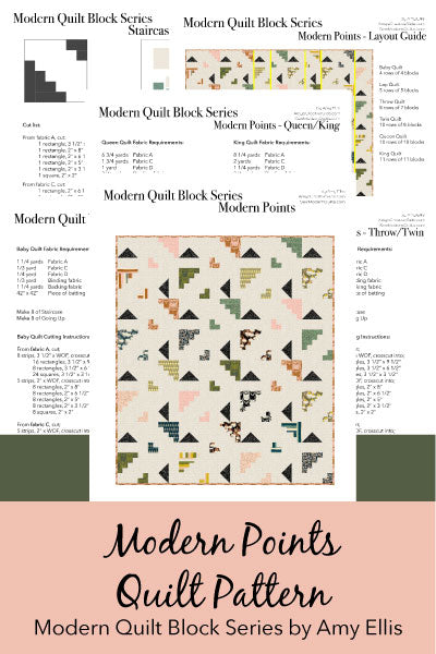 Modern Points PDF Quilt Pattern