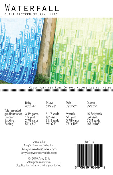 Waterfall PDF Quilt Pattern