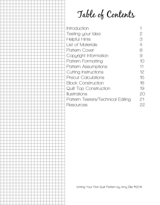 A Guide to Writing Your First Quilt Pattern – Amy Ellis