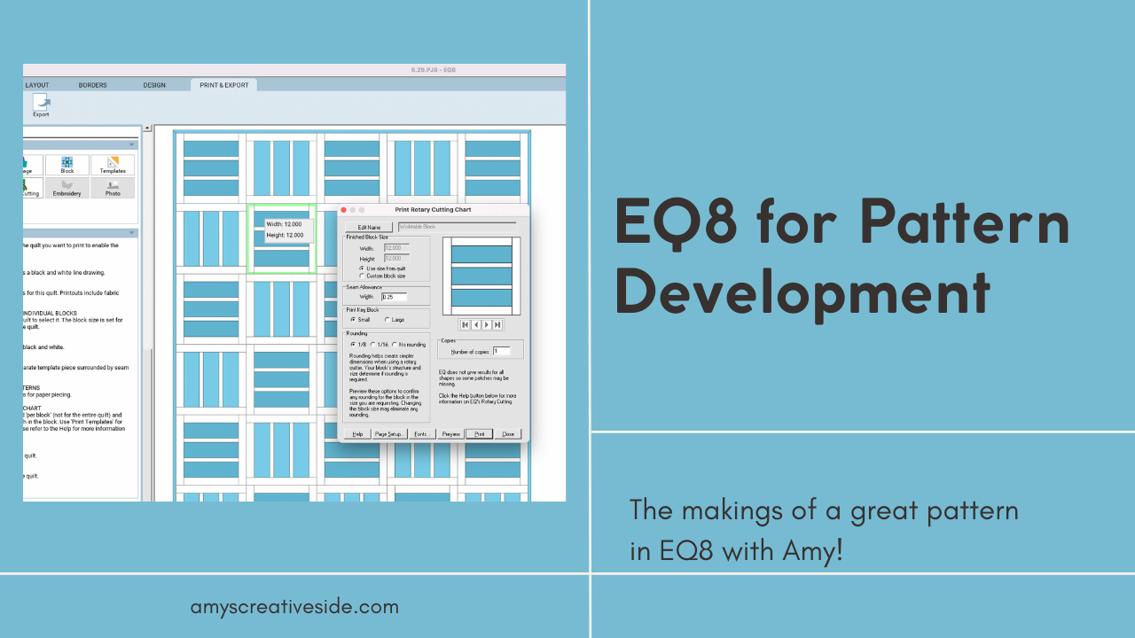 EQ8 for Pattern Development