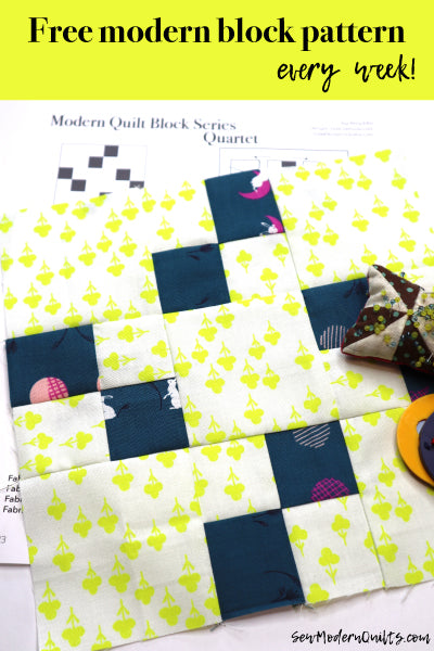 Quartet Quilt Block Pattern